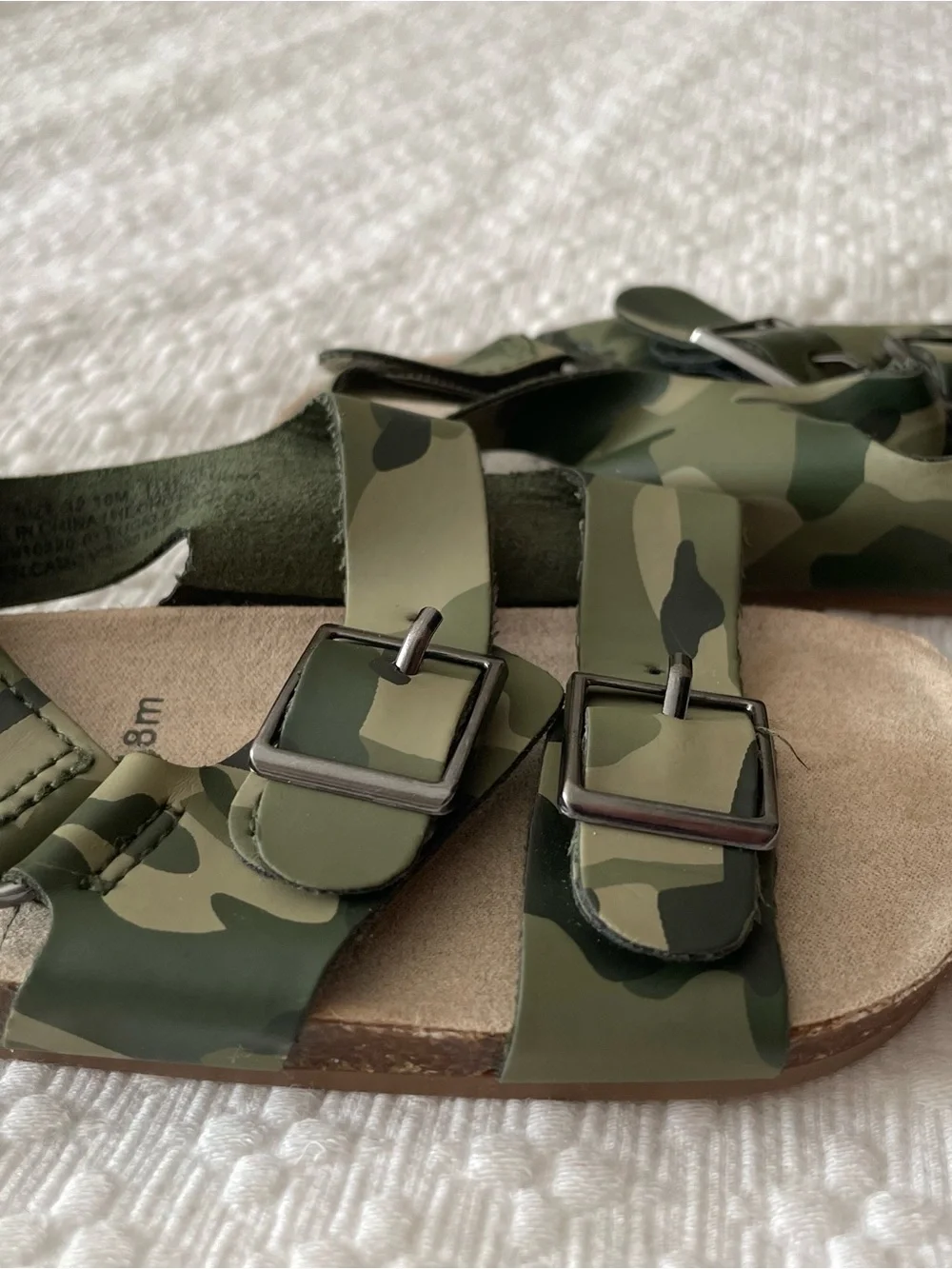 GAP Baby Camo Green Sandals